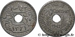 TUNISIE - PROTECTORAT FRANÇAIS 20 Centimes 1942 Paris