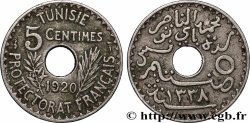 TUNESIEN - Französische Protektorate  5 Centimes AH1338 1920 Paris