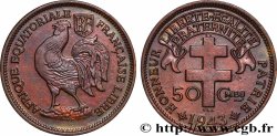 FRANZÖSISCHE EQUATORIAL AFRICA - Freie Französische Streitkräfte 50 Centimes 1943 Prétoria