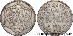 MOROCCO 10 Dirhams (1 Rial) Moulay Hafid I an 1329 1911 Paris