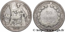 FRENCH COCHINCHINA 50 Centièmes 1879 Paris