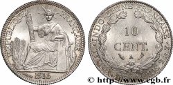 FRENCH INDOCHINA 10 Centièmes 1916 Paris AU 