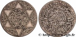 MAROC 2 1/2 Dirhams (1/4 Rial) Abdul Aziz I an 1321 1903 Londres