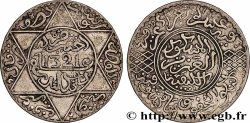 MAROC 5 Dirhams (1/2 Rial) Abdul Aziz I an 1321 1903 Londres