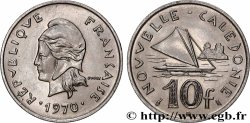 NEUKALEDONIEN 10 Francs 1970 Paris