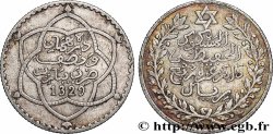 MAROKKO 2 1/2 Dirhams (1/4 Rial) Moulay Hafid I an 1329 1911 Paris