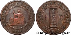 FRENCH INDOCHINA 1 Centième 1886 Paris