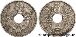 FRENCH INDOCHINA 5 Centièmes 1939 Paris