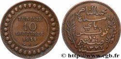 TUNISIE - PROTECTORAT FRANÇAIS 10 Centimes AH1332 1914 Paris