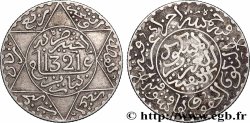MOROCCO 2 1/2 Dirhams Abdul Aziz I an 1321 (1903) Paris XF 