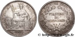 INDOCHINE FRANÇAISE 1 Piastre de Commerce 1904 Paris