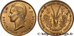 AFRIQUE OCCIDENTALE FRANÇAISE 5 Francs 1956 Paris