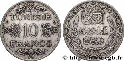 TUNISIA - French protectorate 10 Francs au nom du Bey Ahmed datée 1353 1934 Paris