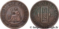 INDOCHINE FRANÇAISE 1 Centième 1885 Paris