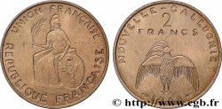 NEW CALEDONIA Essai de 2 Francs avec listel en relief 1948 Paris