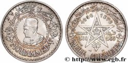 MAROKKO - FRANZÖZISISCH PROTEKTORAT 500 Francs Mohammed V an AH1376 1956 Paris