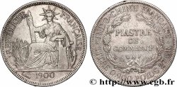 FRENCH INDOCHINA 1 Piastre de Commerce 1900 Paris