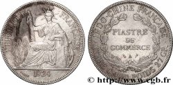 FRENCH INDOCHINA 1 Piastre de Commerce 1924 Paris
