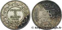 TUNISIA - FRENCH PROTECTORATE 2 Francs AH1329 1911 Paris - A