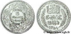 TUNISIE - PROTECTORAT FRANÇAIS 5 Francs AH 1358 1939 Paris