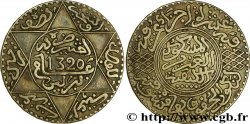 MOROCCO 5 Dirhams Abdul Aziz I an 1320 1902 Berlin XF 
