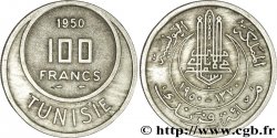 TUNISIE - PROTECTORAT FRANÇAIS 100 Francs AH1370 1950 Paris