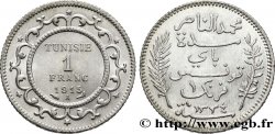 TUNEZ - Protectorado Frances 1 Franc AH1334 1915 Paris