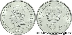 POLYNÉSIE FRANÇAISE 10 Francs I.E.O.M Marianne 1992 Paris