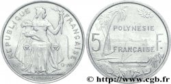 POLINESIA FRANCESA 5 Francs I.E.O.M. Polynésie Française 1975 Paris