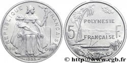 FRENCH POLYNESIA 5 Francs I.E.O.M. Polynésie Française 1993 Paris