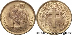 CAMERUN - Territorios sobre mandato frances 50 Centimes ‘Cameroun Français’ 1943 Prétoria