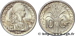 INDOCINA FRANCESE 10 Centièmes 1941 San Francisco 
