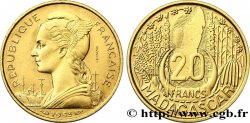 MADAGASCAR French Union Essai de 20 Francs 1953 Paris