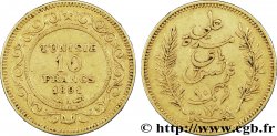 TUNESIEN - Französische Protektorate  10 Francs or Bey Ali AH1308 1891 Paris