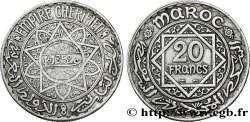 MAROC - PROTECTORAT FRANÇAIS 20 Francs AH 1352 1933 Paris