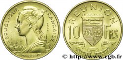 ÎLE DE LA RÉUNION Essai de 10 Francs 1955 Paris