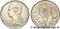 CÔTE FRANÇAISE DES SOMALIS Essai de 5 Francs 1948 Paris