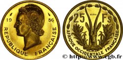 AFRICA OCCIDENTALE FRANCESA  25 Francs ESSAI 1956 Paris 