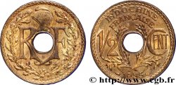 INDOCINA FRANCESE 1/2 Centième 1935 Paris MS 