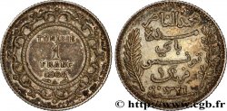TUNISIE - PROTECTORAT FRANÇAIS 1 Franc AH1326 1908 Paris