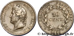 FRANZÖSISCHE KOLONIEN - Louis-Philippe, für Guadeloupe 10 Centimes Louis Philippe Ier 1839 Paris - A