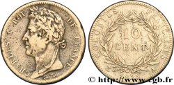 COLONIES FRANÇAISES - Charles X, pour la Guyane et le Sénégal 10 Centimes Charles X 1825 Paris - A