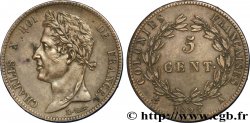 COLONIES FRANÇAISES - Charles X, pour la Guyane et le Sénégal 5 Centimes Charles X 1825 Paris - A