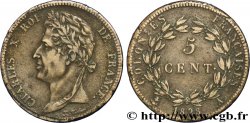 COLONIES FRANÇAISES - Charles X, pour la Guyane et le Sénégal 5 Centimes Charles X 1828 Paris - A