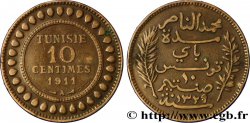 TUNESIEN - Französische Protektorate  10 Centimes AH1329 1911 Paris