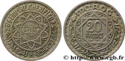 MAROC - PROTECTORAT FRANÇAIS 20 Francs AH 1366 1947 Paris SUP 