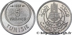 TUNISIE - PROTECTORAT FRANÇAIS 5 Francs 1957 Monnaie de Paris