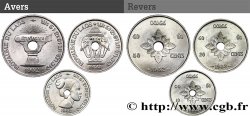 LAO Lot de 3 monnaies 10, 20 et 50 Cents 1952 Paris