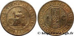 FRENCH INDOCHINA 1 Centième de Piastre (1 Centime) 1895 Paris