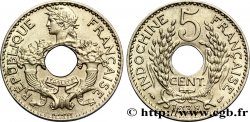 FRENCH INDOCHINA 5 Centièmes 1938 Paris